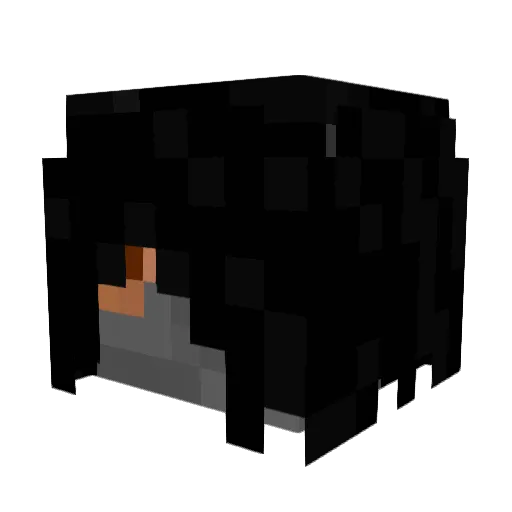 Motivesss Minecraft avatar head, 3D render