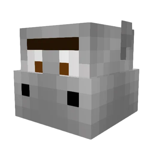 MotoMoto__ Minecraft avatar head, 3D render