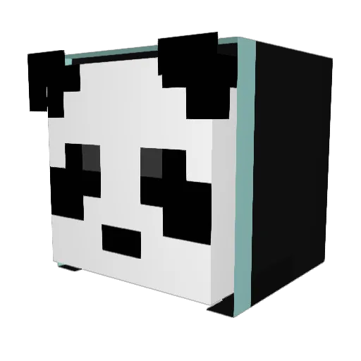 Moto_rideR Minecraft avatar head, 3D render