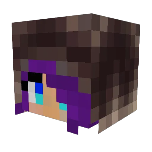MotocrossGirl117 Minecraft avatar head, 3D render