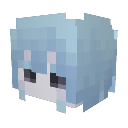 Motonova_rd Minecraft avatar head, 3D render