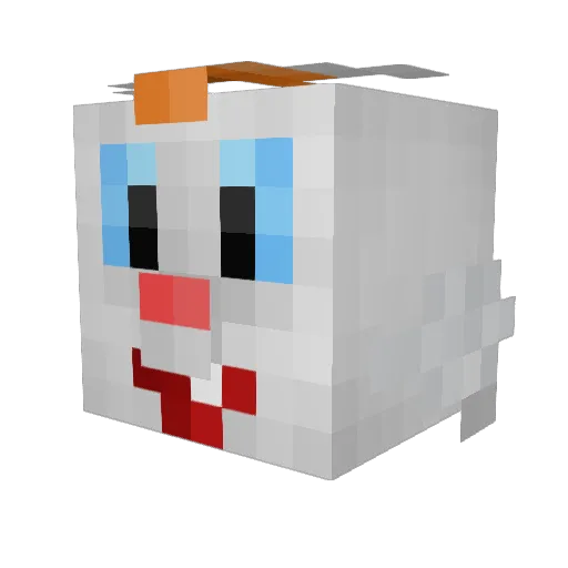 MotorMania2319 Minecraft avatar head, 3D render
