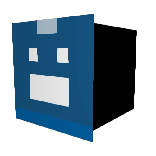 MotorXploder Minecraft avatar head, 3D render
