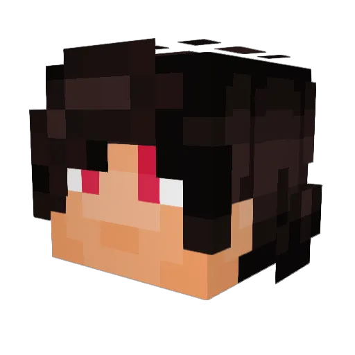 Motorcitymts Minecraft avatar head, 3D render
