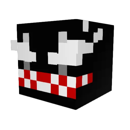 MotoristadeFax Minecraft avatar head, 3D render