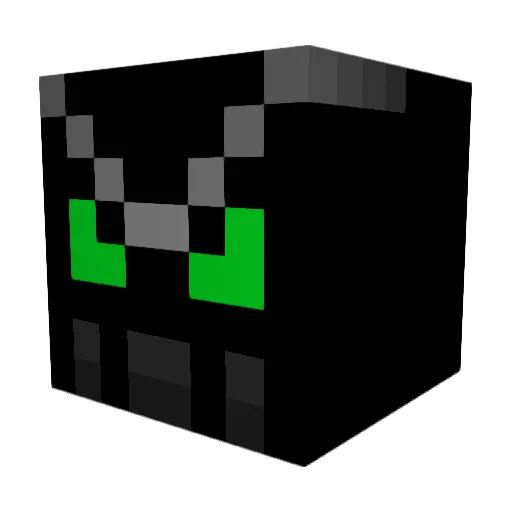 Motorize Minecraft avatar head, 3D render