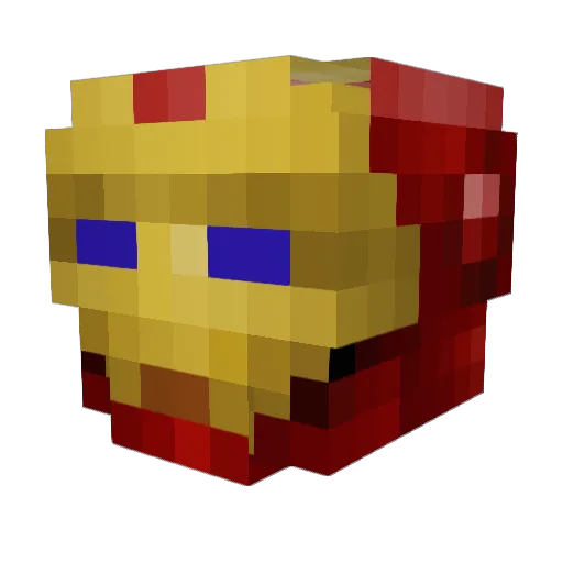 MotrixXx Minecraft avatar head, 3D render