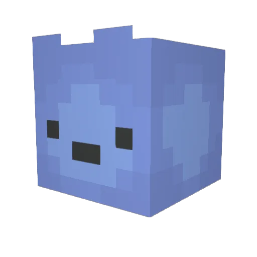 Motschgan Minecraft avatar head, 3D render