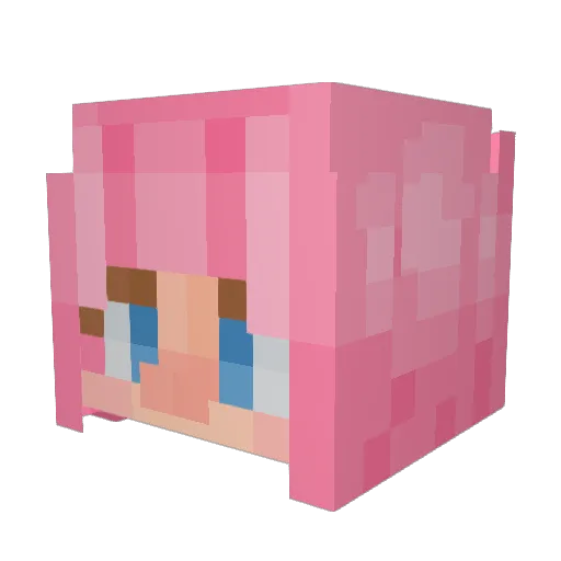 Motska15 Minecraft avatar head, 3D render