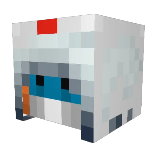 MottlyCrew4 Minecraft avatar head, 3D render