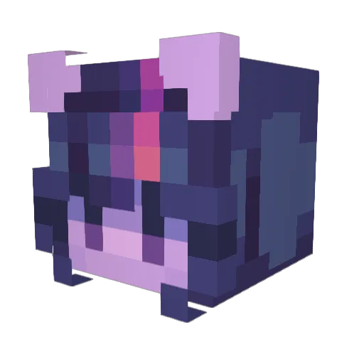 Motyem Minecraft avatar head, 3D render