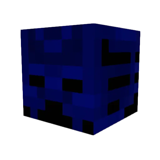 Mouchou_ Minecraft avatar head, 3D render