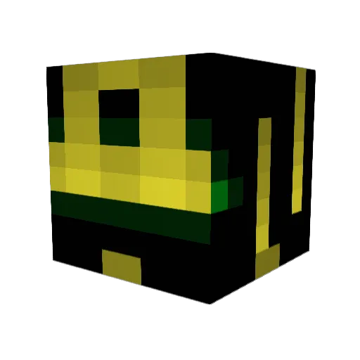 Mount2305 Minecraft avatar head, 3D render