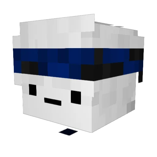 MountPlayzYT Minecraft avatar head, 3D render