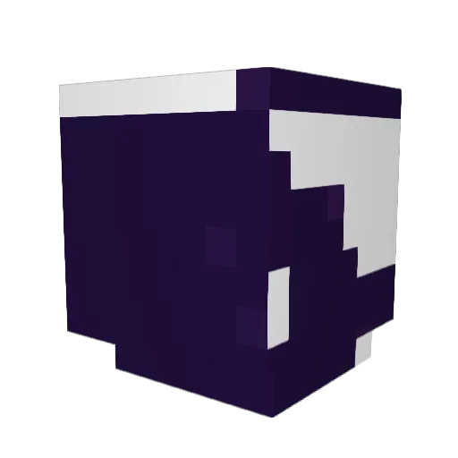 MountRio Minecraft avatar head, 3D render