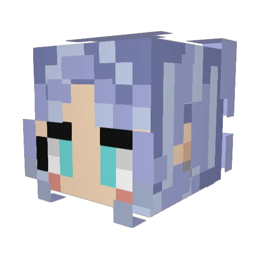 MountainChicken9 Minecraft avatar head, 3D render