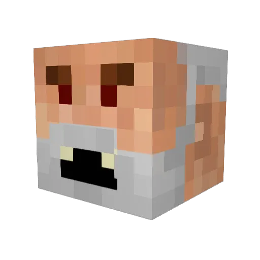MountainMan79 Minecraft avatar head, 3D render
