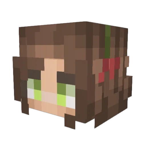 Mountain_nut Minecraft avatar head, 3D render