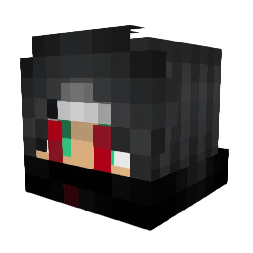 MountiDeven Minecraft avatar head, 3D render