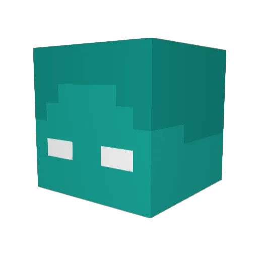 Mourice007 Minecraft avatar head, 3D render