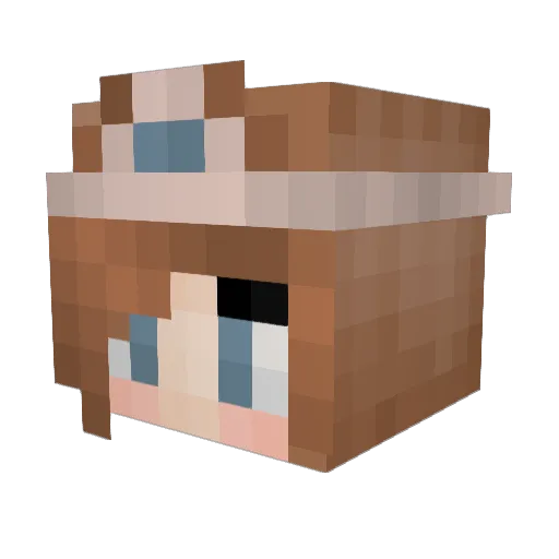 MourningNoVa Minecraft avatar head, 3D render