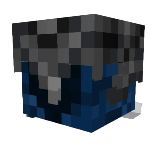 MouroDam Minecraft avatar head, 3D render