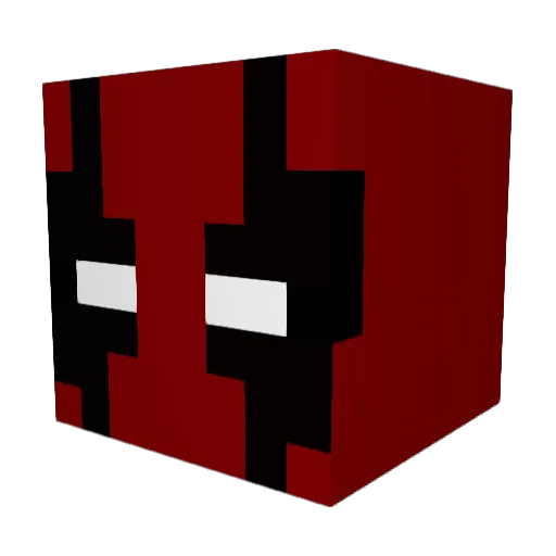 Mourukai Minecraft avatar head, 3D render