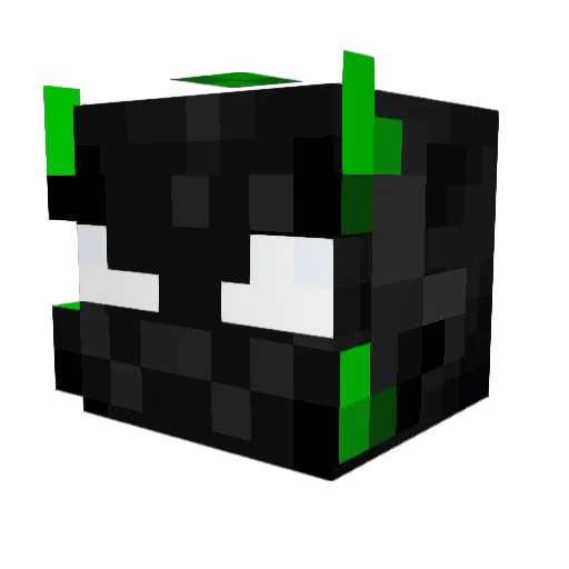 MouseReaper69 Minecraft avatar head, 3D render