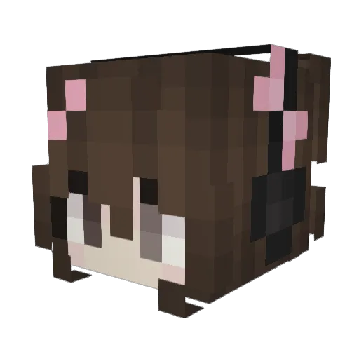 MouseV4 Minecraft avatar head, 3D render