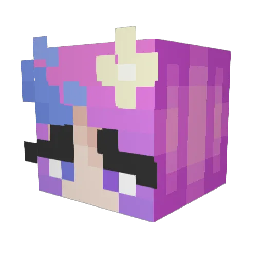 Mouse_Land15 Minecraft avatar head, 3D render