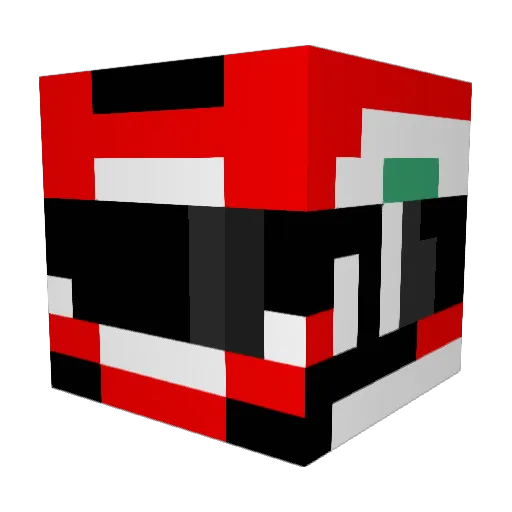 Mouse__Cop Minecraft avatar head, 3D render