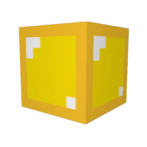 Mousemania Minecraft avatar head, 3D render