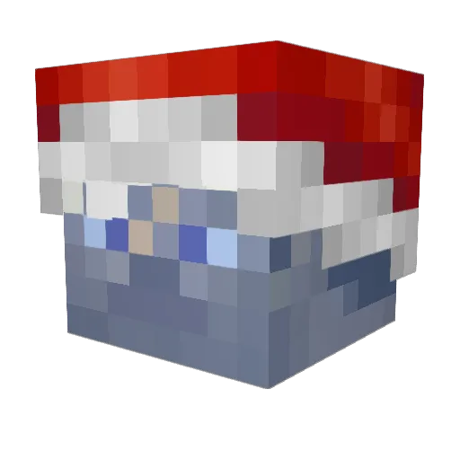 MouseyJuju Minecraft avatar head, 3D render