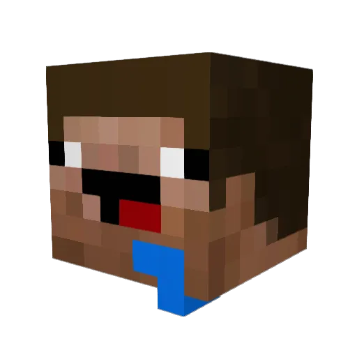 MouseyLyric Minecraft avatar head, 3D render