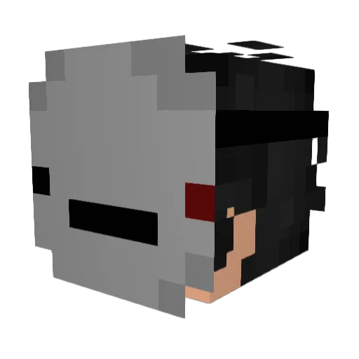 MouseyMC Minecraft avatar head, 3D render