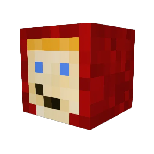 Mousie_Cakes Minecraft avatar head, 3D render