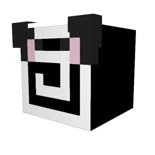MouwytheMage_ Minecraft avatar head, 3D render