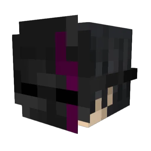 MouzenFtNvor Minecraft avatar head, 3D render