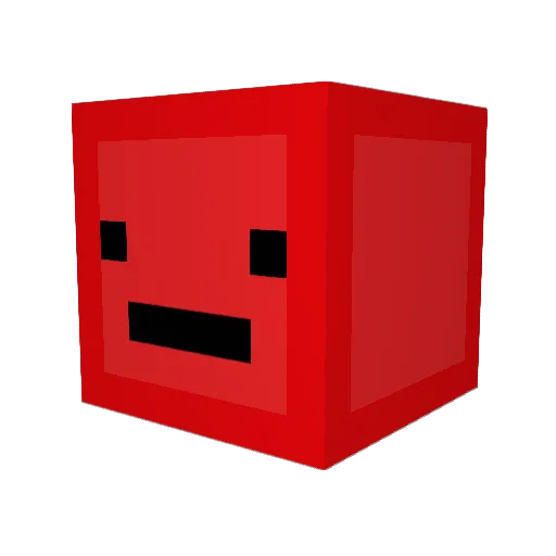 Mov1I Minecraft avatar head, 3D render