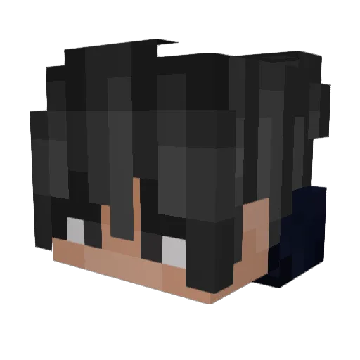 Movere Minecraft avatar head, 3D render