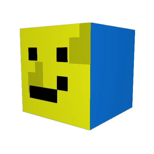 Movie4k Minecraft avatar head, 3D render