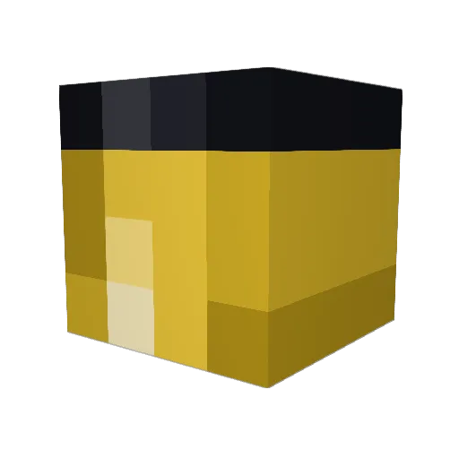 MovieParkMC Minecraft avatar head, 3D render
