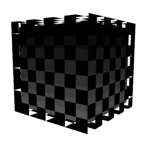Moviec Minecraft avatar head, 3D render