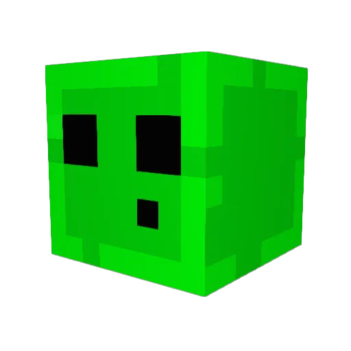 MovingDark Minecraft avatar head, 3D render