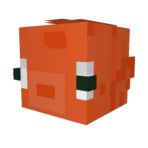 MovingTrees Minecraft avatar head, 3D render
