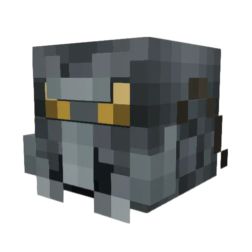 Movius1 Minecraft avatar head, 3D render