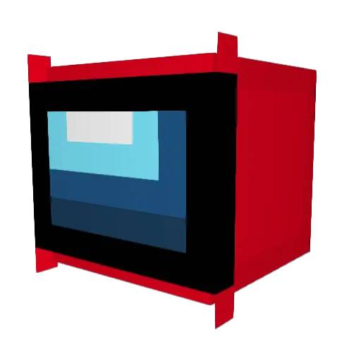 MowMowPrivat Minecraft avatar head, 3D render