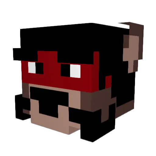 MowMows05 Minecraft avatar head, 3D render
