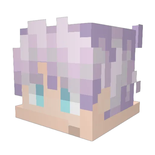 Mowingman2 Minecraft avatar head, 3D render