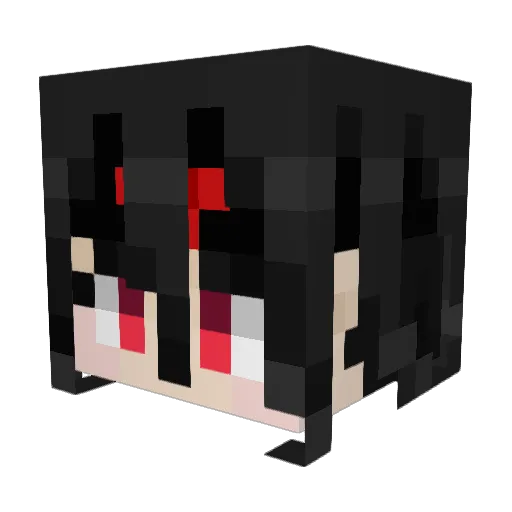 MowoFB Minecraft avatar head, 3D render